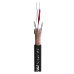 SOMMER CABLE Silver Stage; 2 x 0,22 mm2; highflex PVC O 6,40 mm srebro